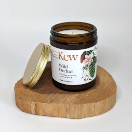 Kew Wild Orchid Jar Candle, Vanilla Amber and Wood