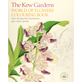 The Kew Gardens World of Flowers Colouring Book - cover