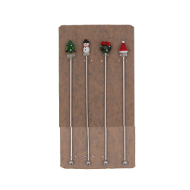 Christmas Cocktail Stirrers - Pack of 4