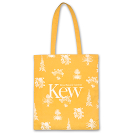 Kew Floral Cotton Tote Bag, Yellow