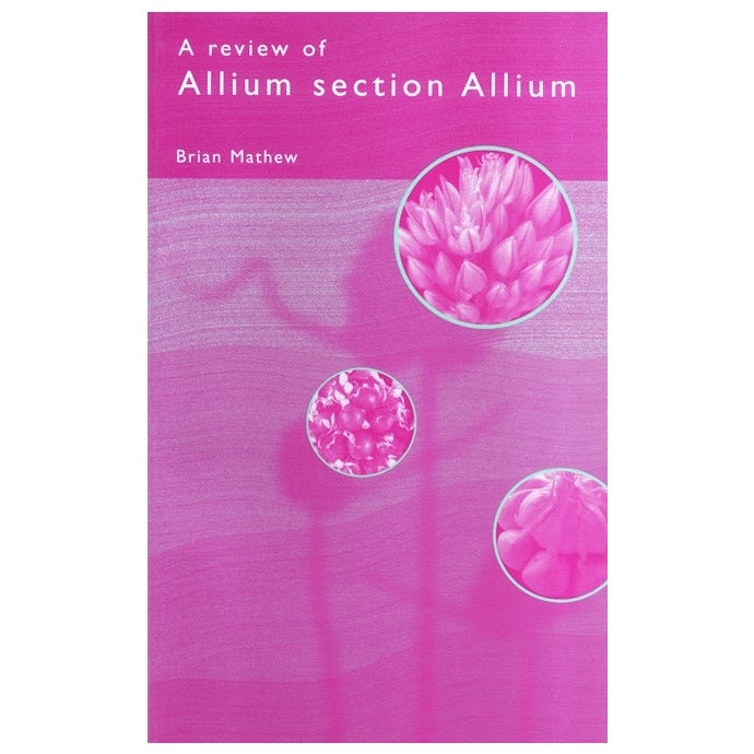 Cover image - A Review of Allium section Allium