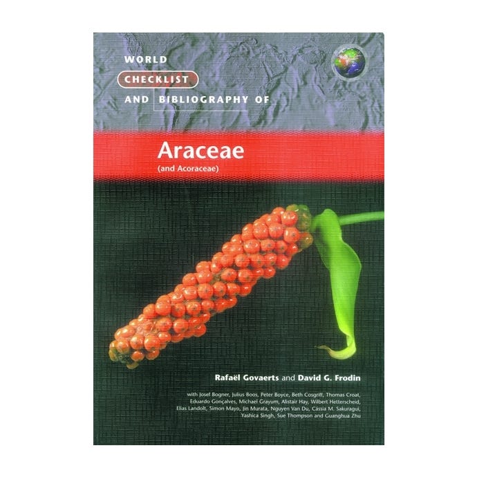World Checklist & Bibliography of Araceae (and Acoraceae) - Cover