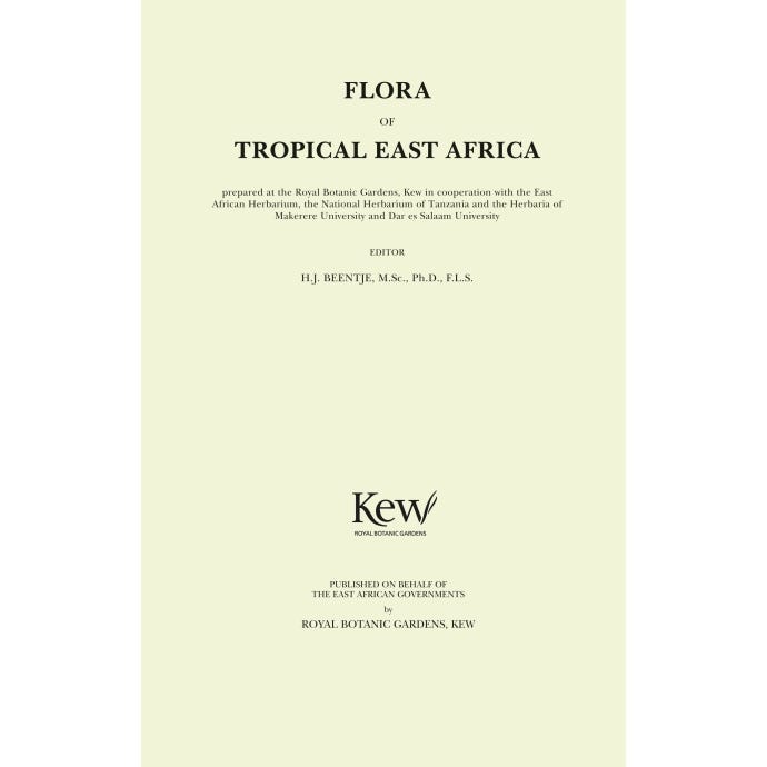 Flora of Tropical East Africa - Orchidaceae (Pt. 1)