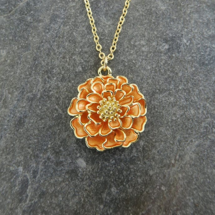 Necklace, Marigold Gold