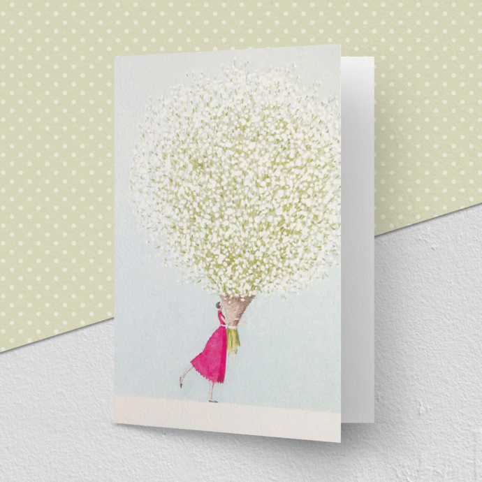 Baby's Breath Greeting Card