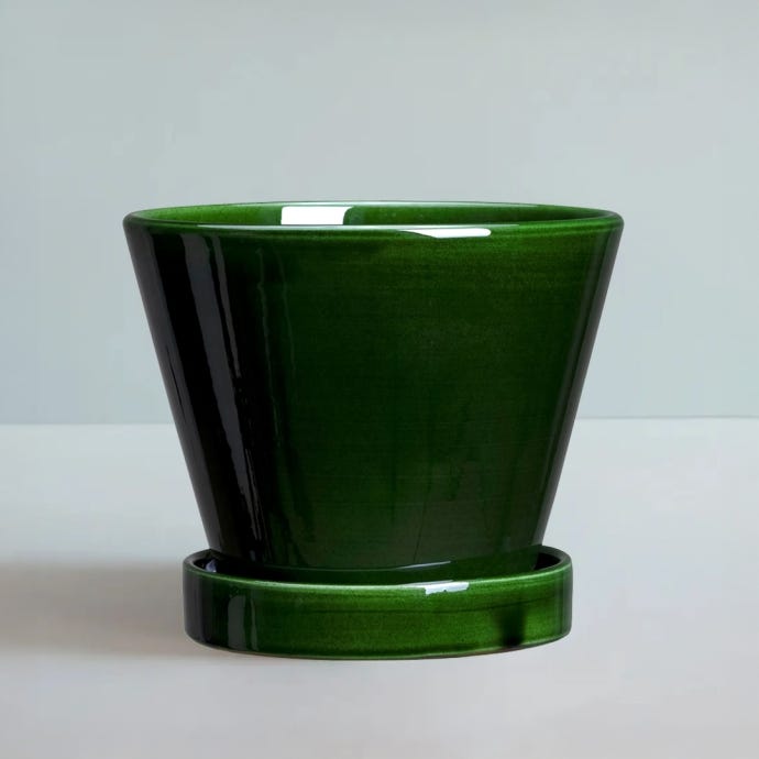 Bergs 15cm Julie Pot, Emerald Green