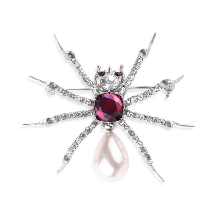 Bill Skinner Pearl Spider Brooch