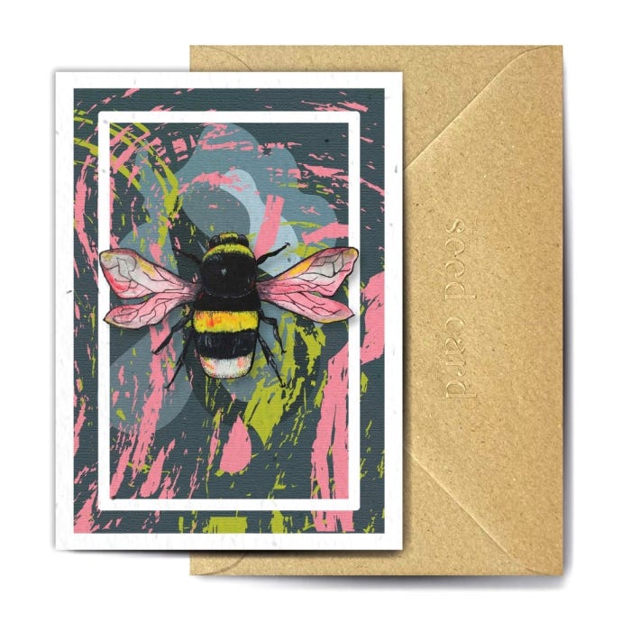 Bombus Pascuorum Seed Card