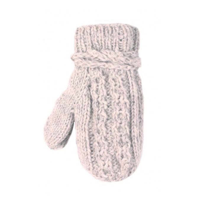 Wool Mittens, Oatmeal