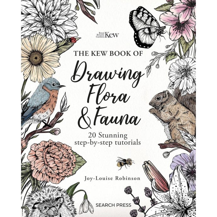 The Kew Book of Drawing Flora and Fauna cover