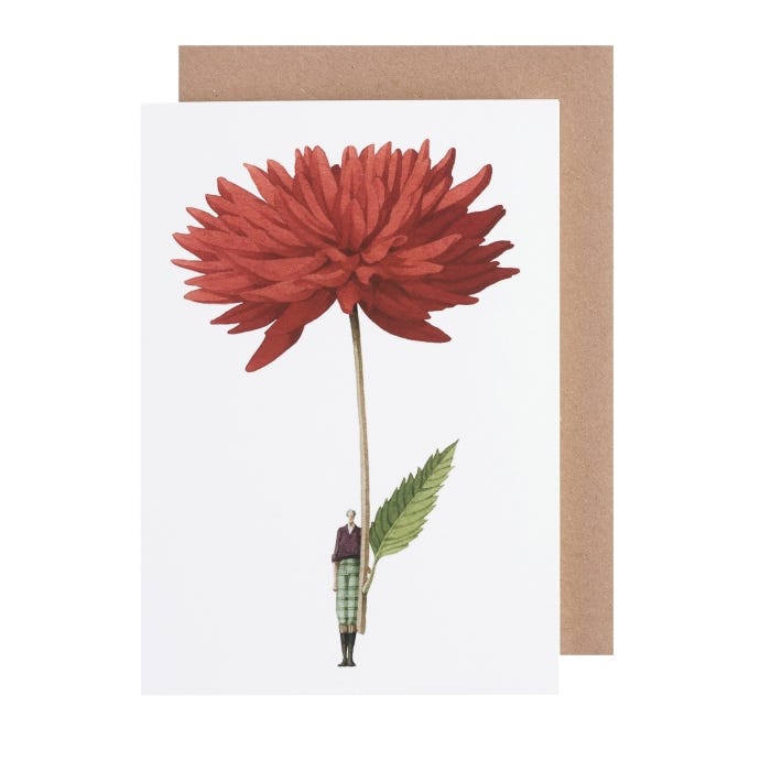 Dahlia Card