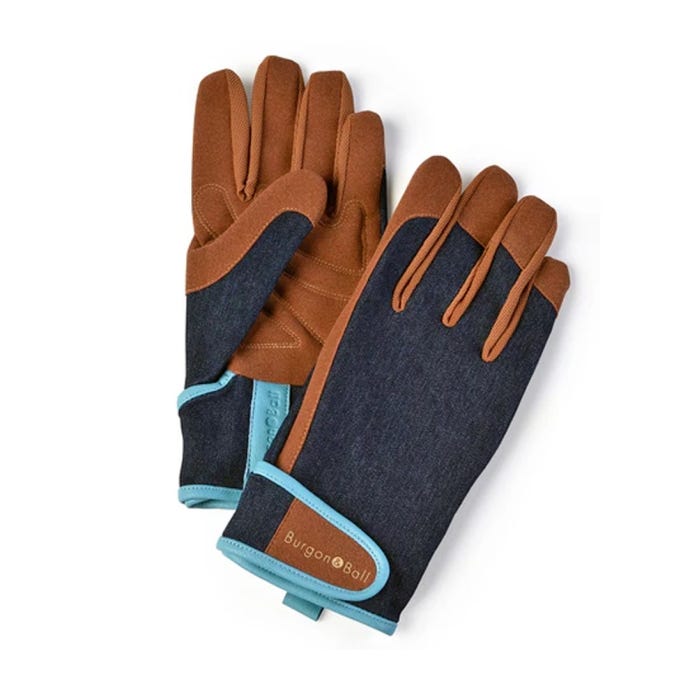 Dig The Glove, Denim Gardening Gloves by Burgon & Ball
