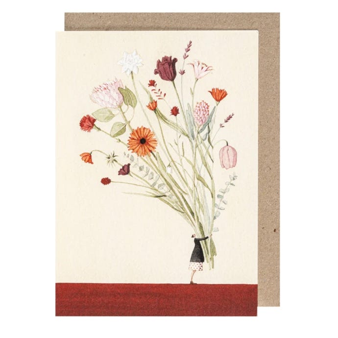 Flower Bundle Greeting Card