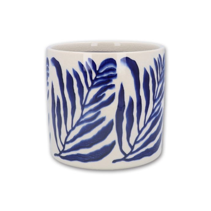 Navy Branch Pot Cover Planter from Gisela Graham