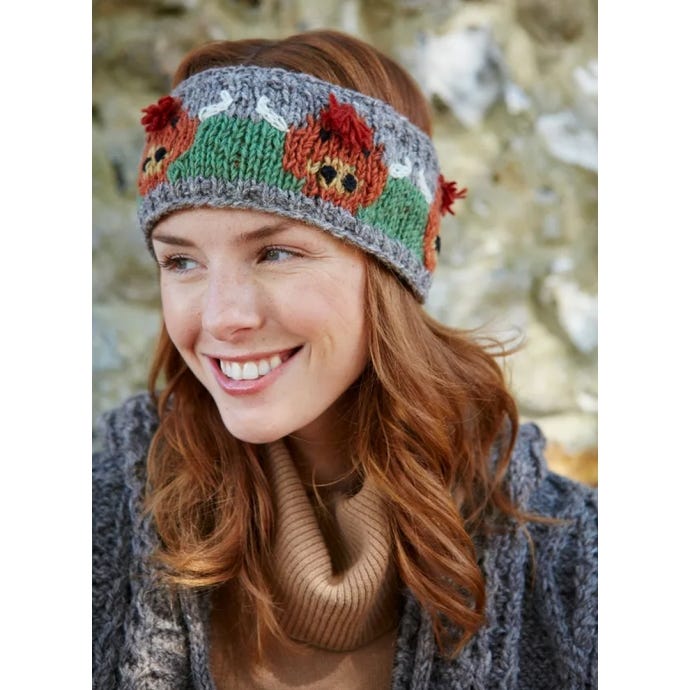 Herd Of Highland Cow Wool Headband from Pachamama