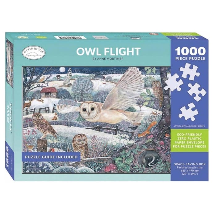 Owl Flight Jigsaw Puzzle, 1000 Pieces