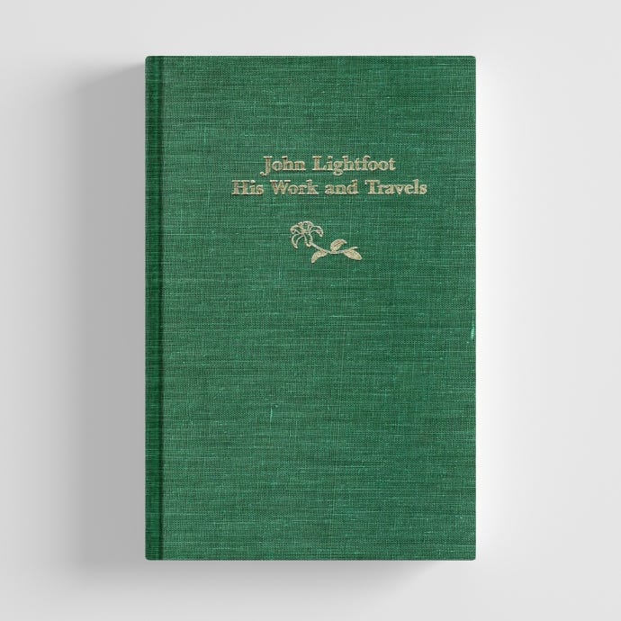John Lightfoot His Works and Travels - cover