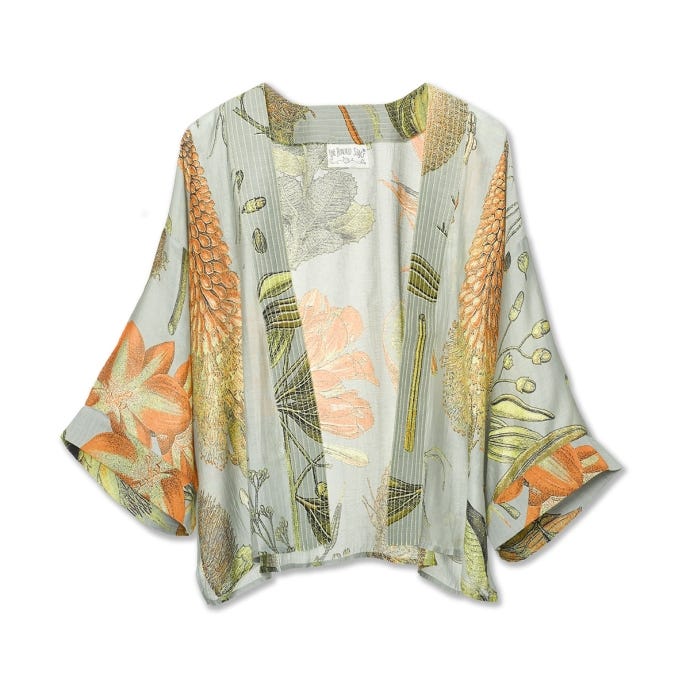 Kew x One Hundred Stars Temperate Botanical Kimono