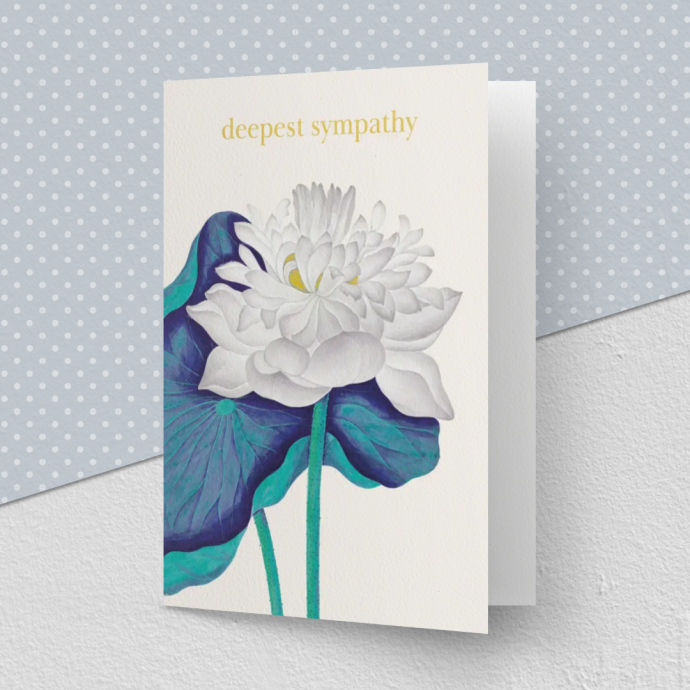 Kew Deepest Sympathy Greeting Card