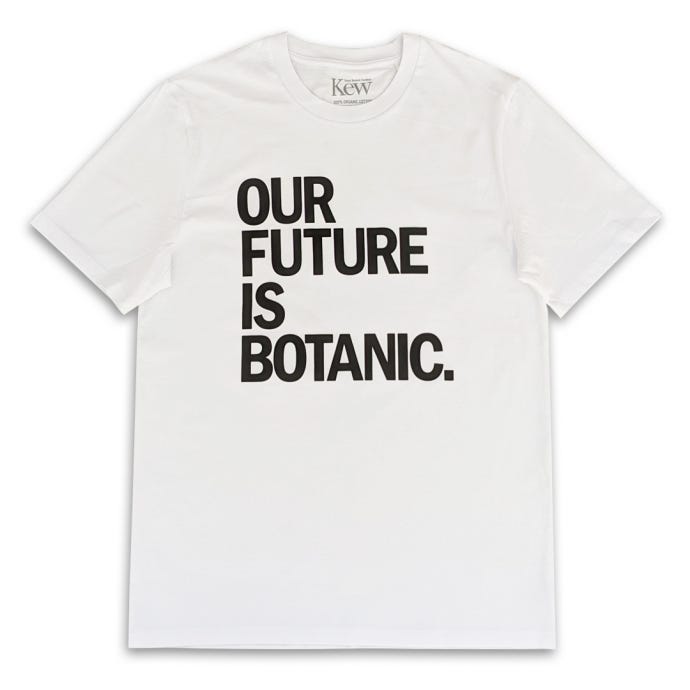 Kew 'Our Future is Botanic' White T-shirt