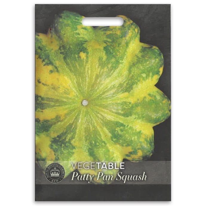 Kew Patty Pan Squash 'Green Disc F1' Seeds