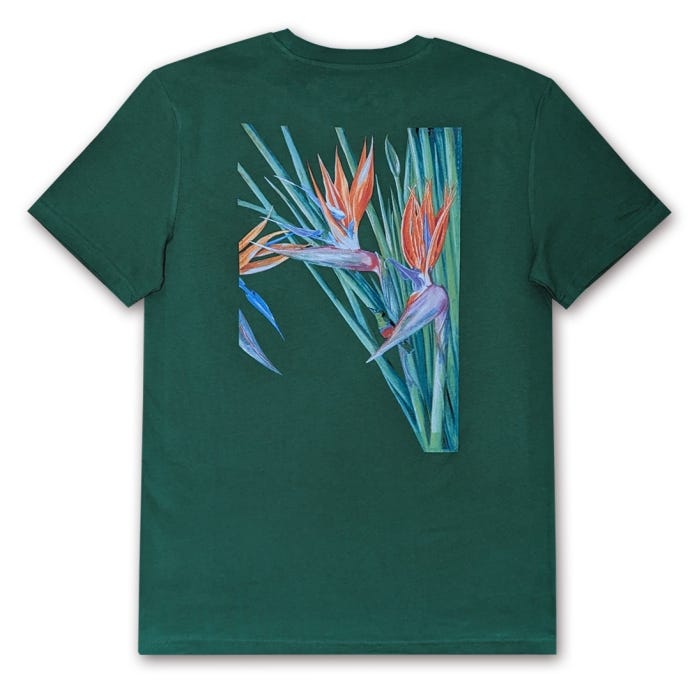 Marianne North Strelitzia T-shirt, Green