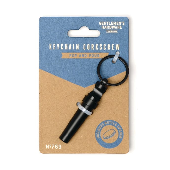 Mini Keychain Corkscrew