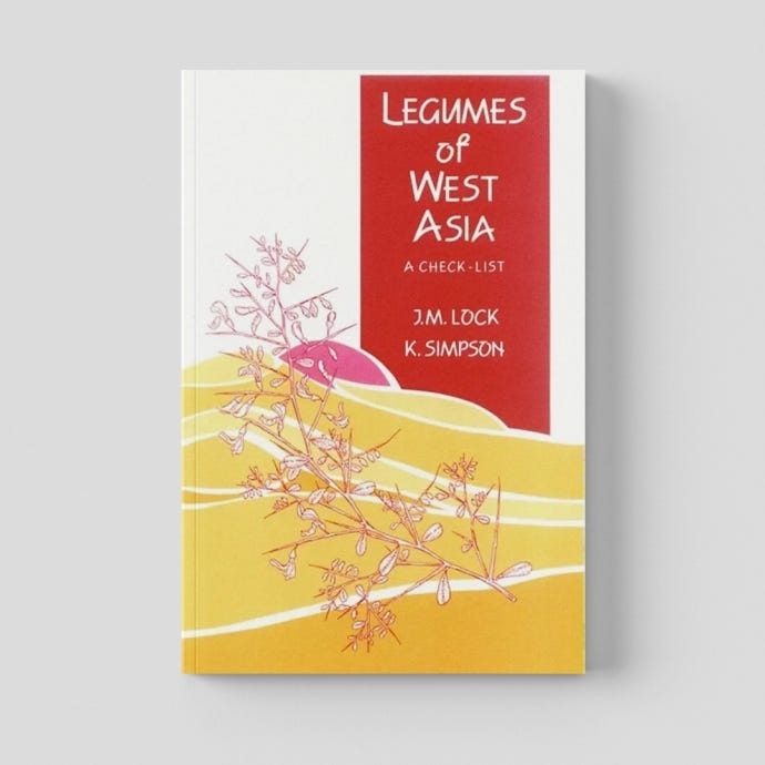 Legumes of West Asia: A Checklist - cover