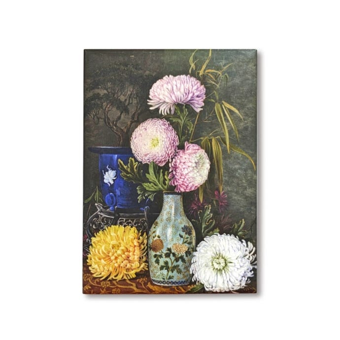 Marianne North Japanese Chrysanthemums Magnet