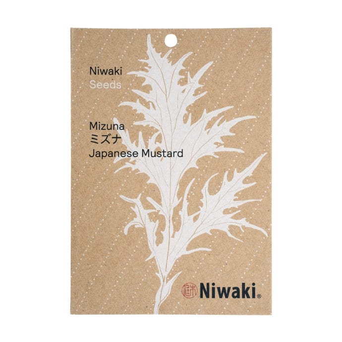 Niwaki Japanese Herb Mizuna Seeds