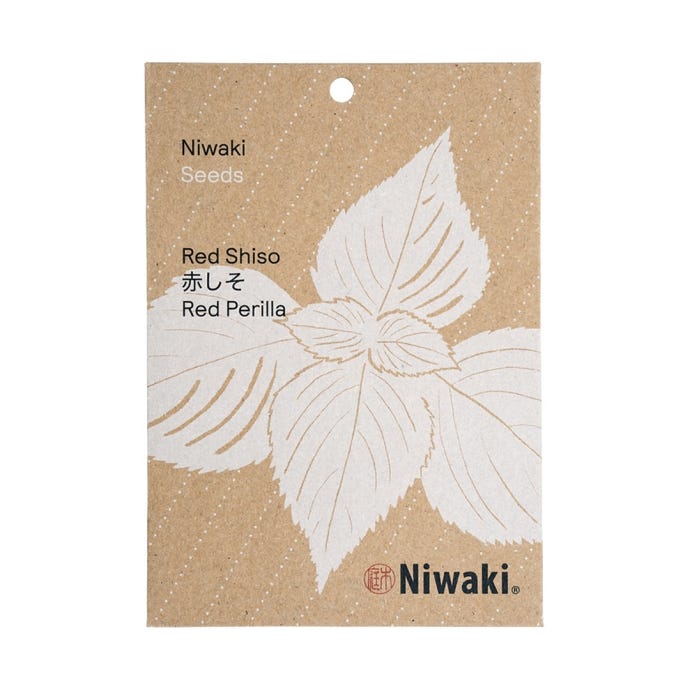 Niwaki Japanese Herb Red Shiso Seeds