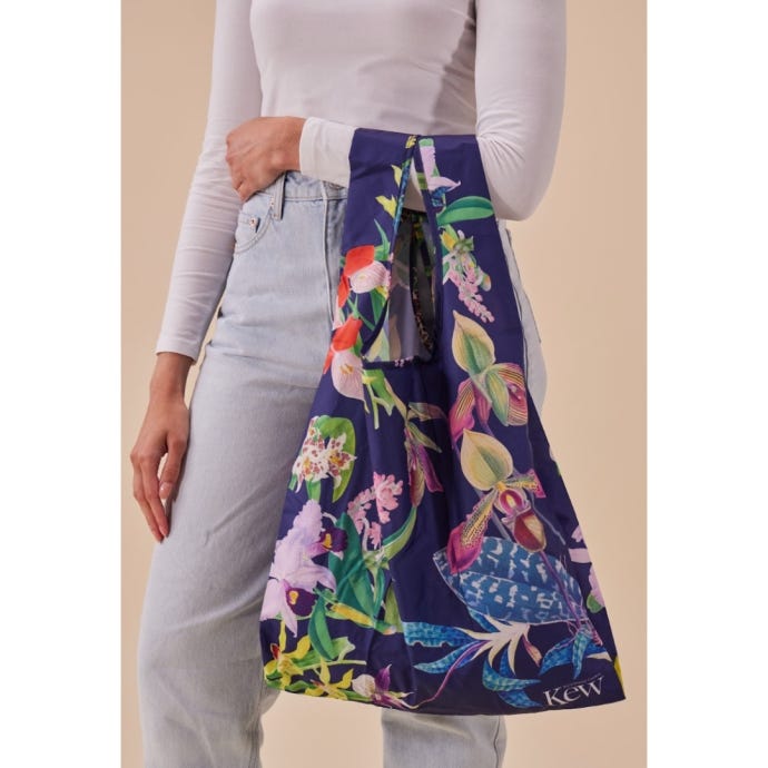 Kew Orchid Packaway Reusable Bag