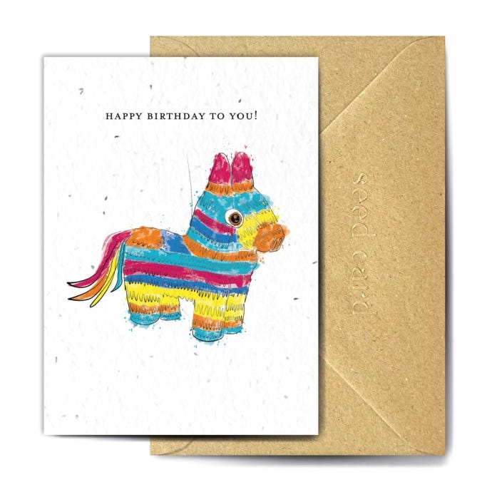 Papier Piñata Seed Card