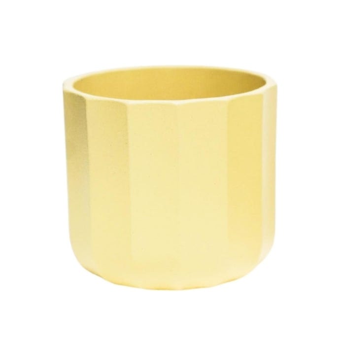 Positano Lemon Geo Planter, 12cm