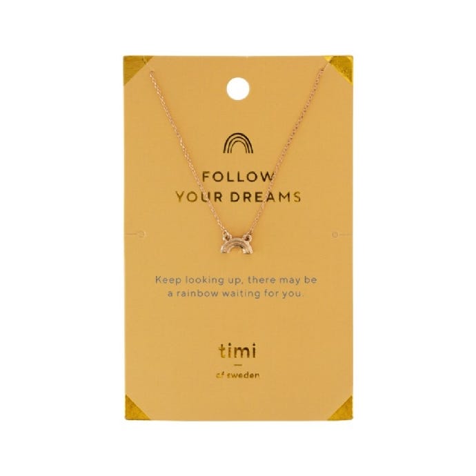 Rainbow Dreams Gold Plated Necklace