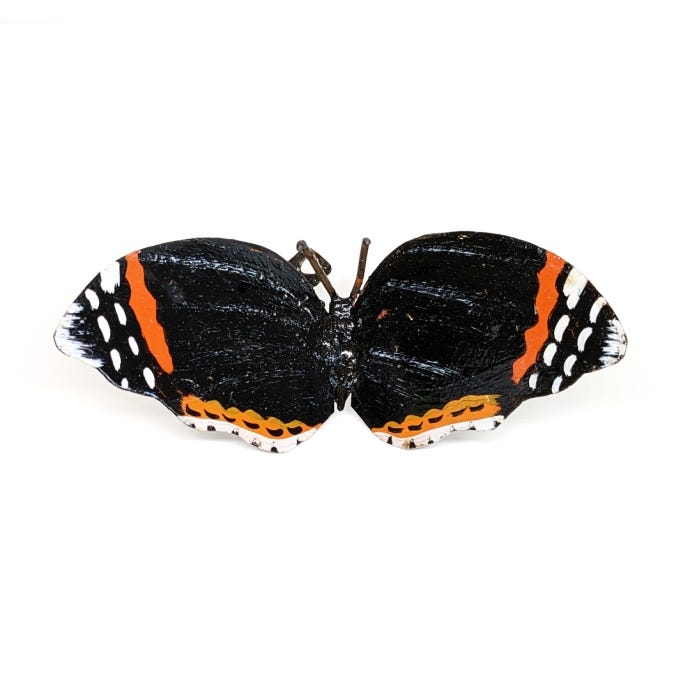 Metal Butterfly, Red Admiral