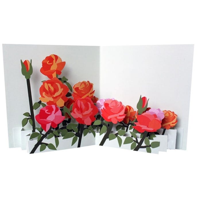 Roses Pop Up Card