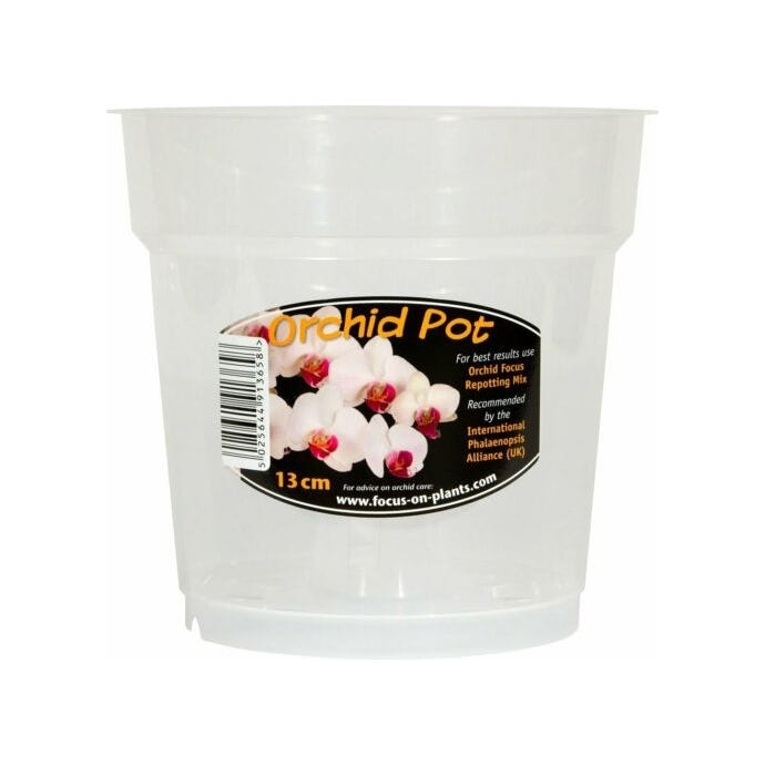 Clear Orchid Pot 13cm