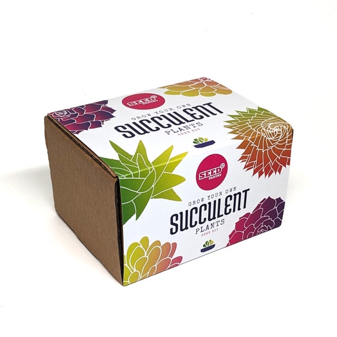 Succulent Mix Seed Growing Kit