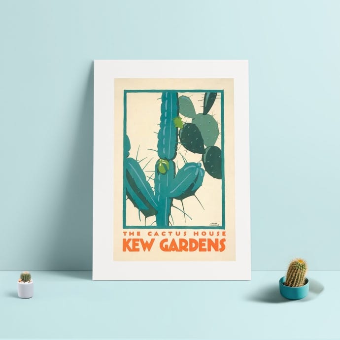 The Cactus House TFL Print, 30 x 40cm