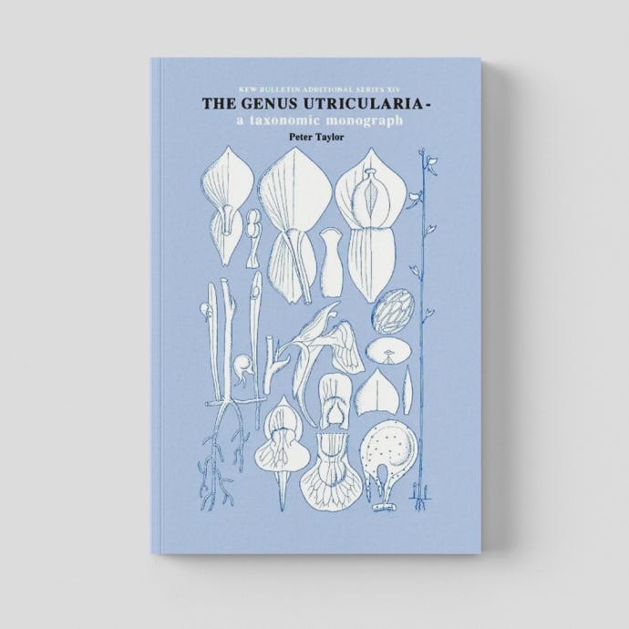 The Genus Utricularia: a Taxonomic monograph - cover