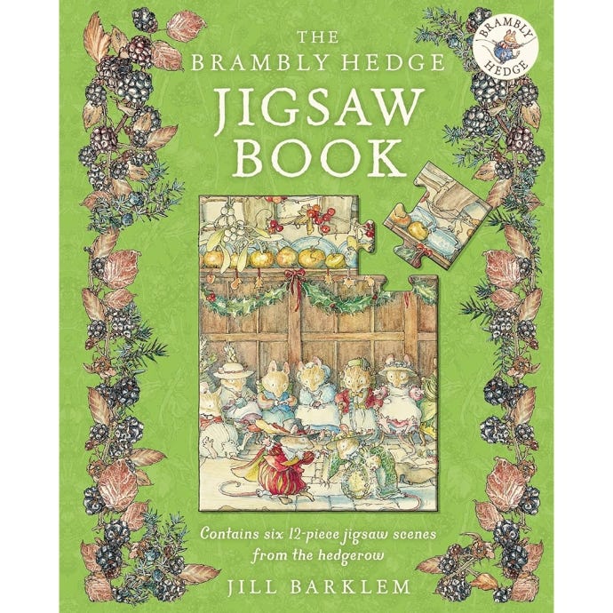 The Brambly Hedge Jigsaw Book, FRONT COVER