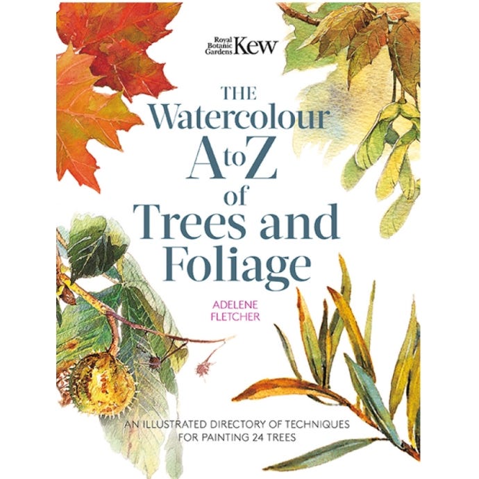 The Watercolour A to Z of Trees and Foliage - cover