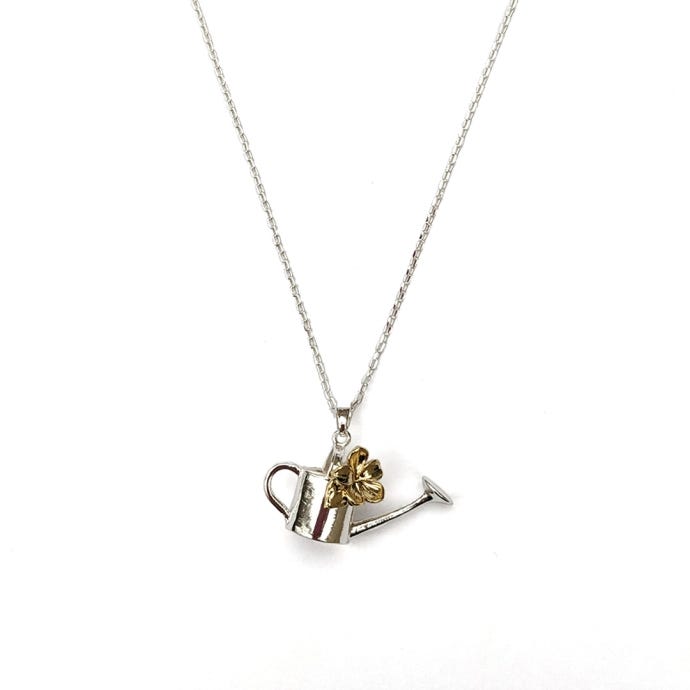 Kew x Bill Skinner Watering Can Pendant Necklace