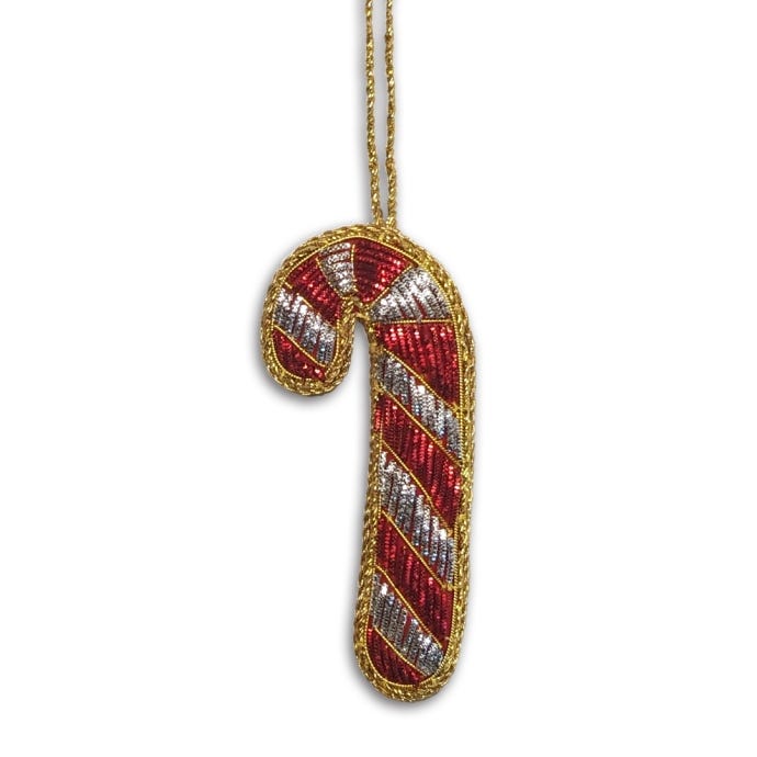 Zari Candy Cane Hanging Decoration