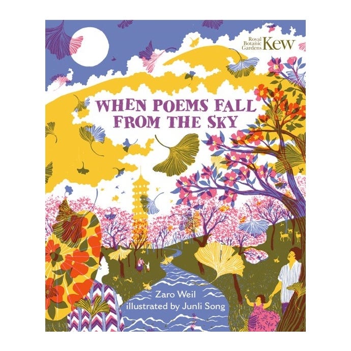 When Poems Fall From the Sky, paperback - cover image