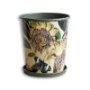 Kew Botanical Retreat Planter with Saucer, 16cm