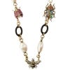 Bejewelled Bug & Pearl Necklace