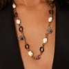 Bejewelled Bug & Pearl Necklace