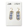 Kew x Nordic Flowers Earrings, Framed Triple Flower